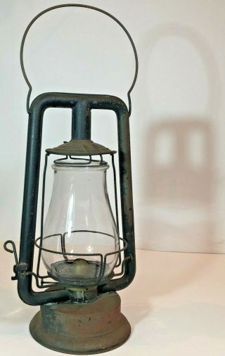 Antique C.  T.  Ham No.  0 Clipper Kerosene Lantern,  Rochester,  N.  Y.  Usa