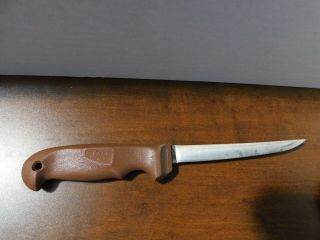 For Sale: Vintage Case XX Fillet Fishing Knife With Leather Sheath - - 6 
