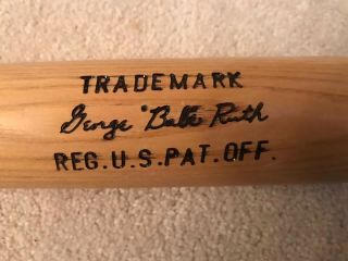 George Babe Ruth H&b 125 Model Bat Louisville Slugger Hillerich & Bradsby