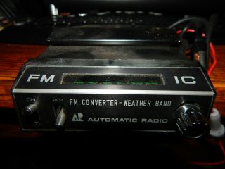 Vintage Automatic Radio Fm Convertor Acf - 2025s Radio Converter
