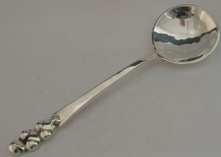 Rare Sterling Silver Devon Arts & Crafts Jam Spoon 1953 William Creswick