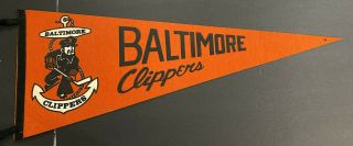 Vintage Ahl Baltimore Clippers 1970 