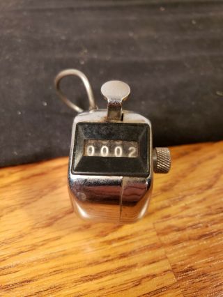 Vintage Lion Hand Tally Counter.  Good For Golf,  Sports Cattle Counting,  Etc.