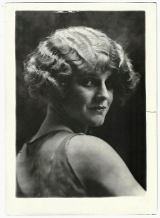 Finger Wave Curls Cute Flapper Vintage 1920s Charles Sheldon Art Deco Photograph