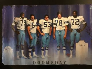 Vintage Nike Dallas Cowboys " Doomsday " Poster