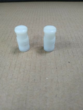 Vintage - Jbl Grill Pegs - White Set Of 2 Fits L100,  L50 & Many Others