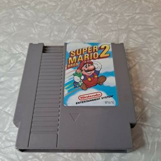 Nes Mario Bros 2 Video Game Cartridge Nintendo Classic Vintage