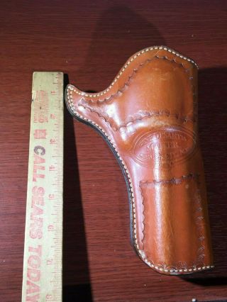 Vintage Gene Desantis 08354 Leather Concealment Holster Right Hand Usa