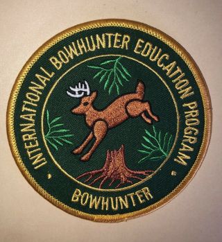 International Bowhunter Education Program Embroidered Patch 4”