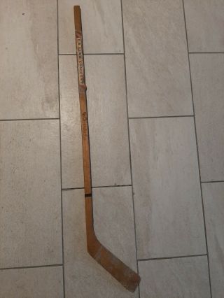 Vintage C.  A.  Lund Company Hockey Stick