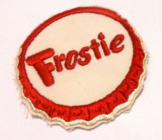 Frostie Beer Soda Patch Soft Drink 3 " Inches Vintage Bottle Cap