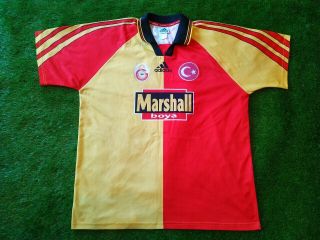 Fc Galatasaray Turkey 1998/1999 Home Football Shirt Adidas Vintage