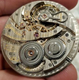 Antique 1922 Hamilton 920 Pocket Watch,  12s,  23j,  Adjusted,  Gold Settings