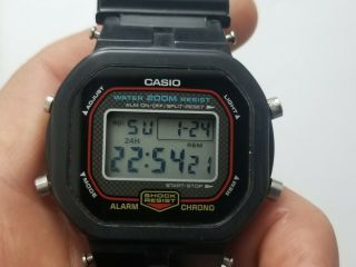 Casio Dw - 5300 G - Shock Vintage Digital Watch Module 901 Made In Korea