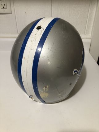 Vintage 1979 Rawlings DETROIT LIONS HNFL Football Helmet - Large - NFL 3