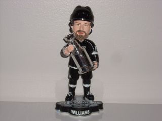 Justin Williams Los Angeles Kings Bobble Head 2014 Stanley Cup Champs Trophy