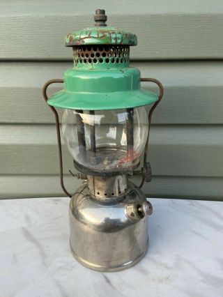 1936 Canadian Coleman Model 242 Lantern Green And Nickel