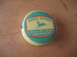Vintage John Deere Tape Measure Advertising