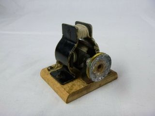 Vtg Antique Tiny Small Electric Motor Toy? Not - For Repair Or Parts