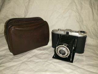 Agfa Isolette Vintage Folding Camera - 85mm - With Bag -