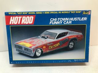 Vintage Revell 1/16 Scale Chi - Town Hustler Funny Car Model Kit