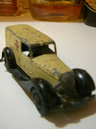Vintage Truck Van.  Origin Dinky Toy.  Made In England.  Could Use 1 Headlight