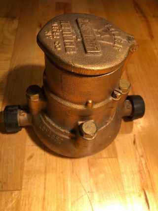 Antique Trident Neptune 5/8 Water Meter Steam Punk Never Mounted