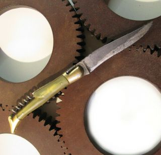 French Antique Pocket Knife Dassaud Laguiole Authentique Couteau Pliant Ancien