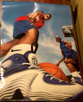 Rare Lil Penny Anger We Hardaway Nike Promo Poster “who’s Got Next Poster?”24x36