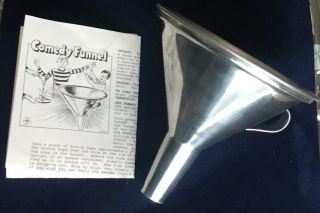 Vintage Magic Trick Aluminum Comedy Funnel Morrissey Of Canada