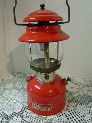 Vintage Canada 200 Red Coleman Lantern Dated 3/69