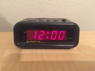 Vintage Spartus Electric Alarm Clock Model 1146