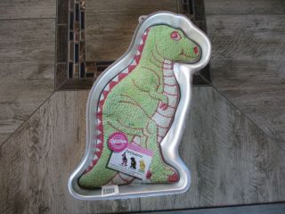 Vintage 1987 Wilton Dinosaur Cake Pan T - Rex Partysaurus Baking Mold 2105 - 1280
