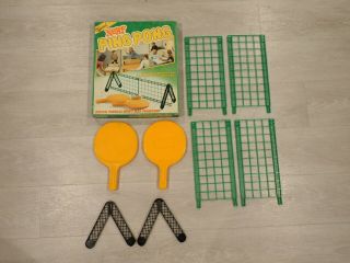 Vintage Nerf Ping Pong Parker Brothers Net Paddles