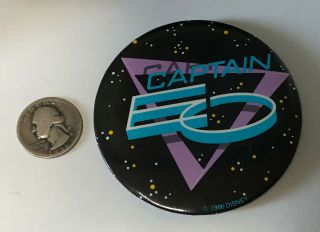 Vintage 1986 Disneyland Captain Eo Michael Jackson 3” Pinback Pin Button