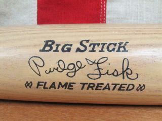 Vintage 1970s Adirondack Wood Baseball Bat Hof Carlton " Pudge " Fisk 33 " Red Sox