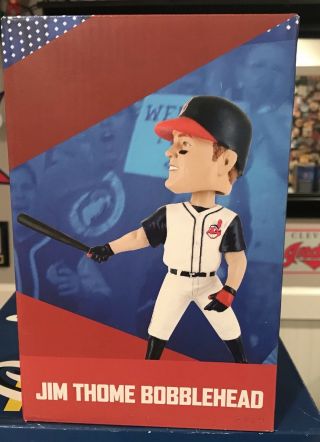 Jim Thome Bobblehead Cleveland Indians 2018 Hall Of Fame Sga