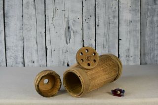 Antique wooden bowl / Vintage butter churn / Primitive wooden vessel 2