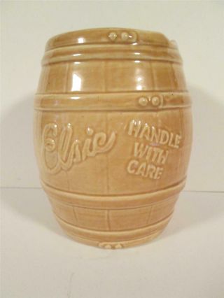 Vintage Elsie The Cow Cookie Jar Barrel Bottom Jar Only Bordens
