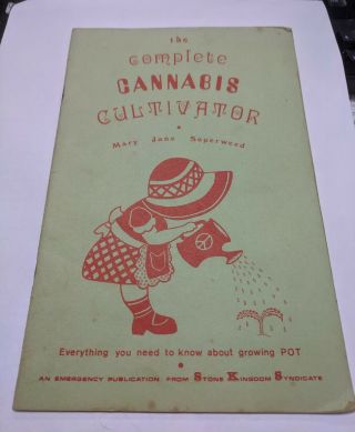 Cannabis Cultivator Mary Jane Superweed Marijuana Pot Grower Book Vintage