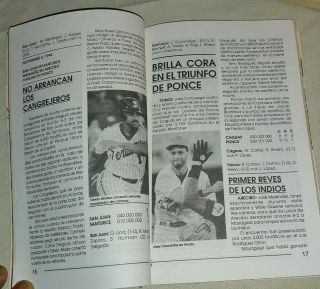 Beisbol Profesional de Puerto Rico.  Recuento Temporada 1994 - 1995.  3ra Edición 3