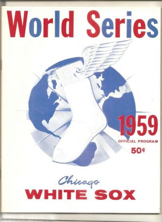 1959 Chicago White Sox World Series Program,