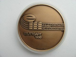 Participant Medal Athletic European Championship Stuttgart 1986