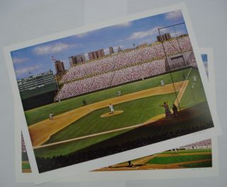 Babe Ruth Called Shot York Yankees Art Print Litho Bill Goff signed artist 2