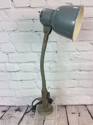 Vintage Industrial Bench Flexi Lamp With Magnetic Base,  Uk Delivery