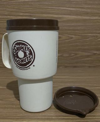 Vintage Shipley Do - nuts Coffee Mug w Lid 3