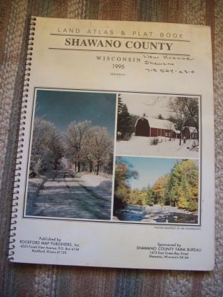 Shawano County Wisconsin Atlas & Plat Book 1995
