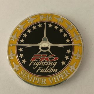 F - 16 Fighting Falcon Lockheed Martin Aeronautics Company Challenge Coin A34