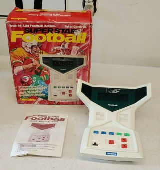 Vintage Electronic Star Football Game (model Et - 0301) By Bambino (1979)