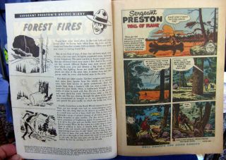 vintage Sergeant Preston of the Yukon Comic 1955 16 Dell VF, 3